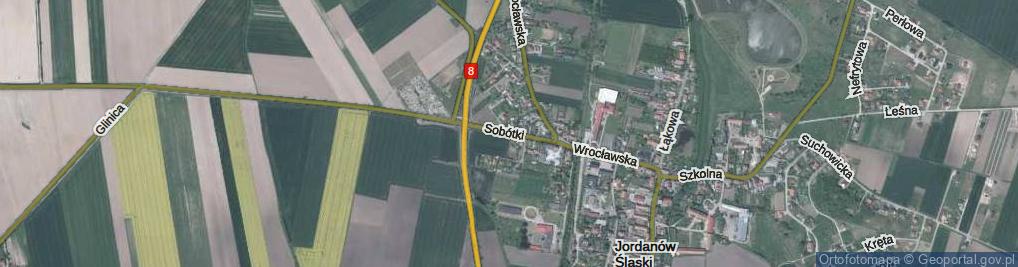 Zdjęcie satelitarne Sobótki ul.